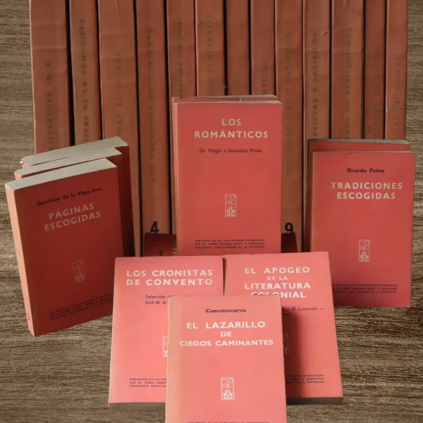 BIBLIOTECA DE CULTURA PERUANA (12 VOLÚMENES EN 13 TOMOS)