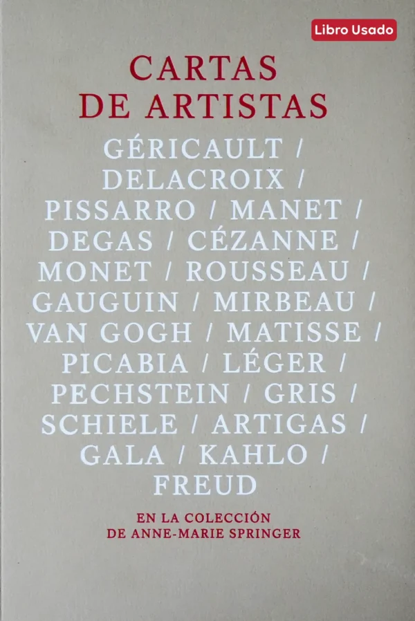 CARTAS DE ARTISTAS