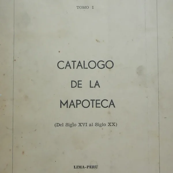 CATALOGO DE LA MAPOTECA