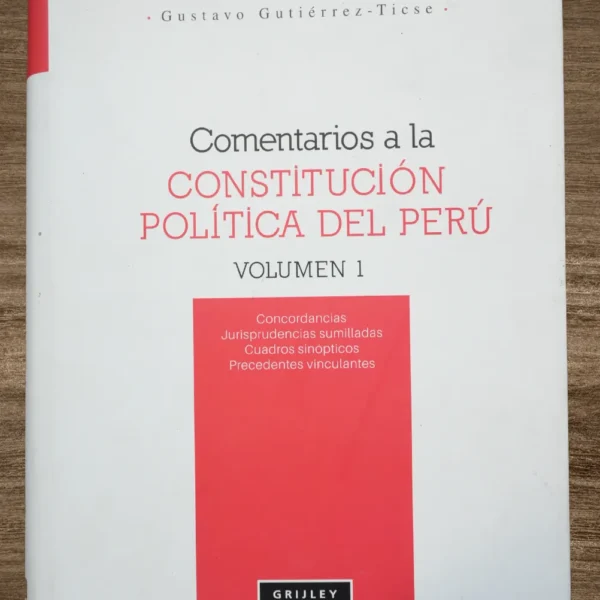COMENTARIOS A LA CONSTITUCIÓN POLÍTICA DEL PERU (2 TOMOS)
