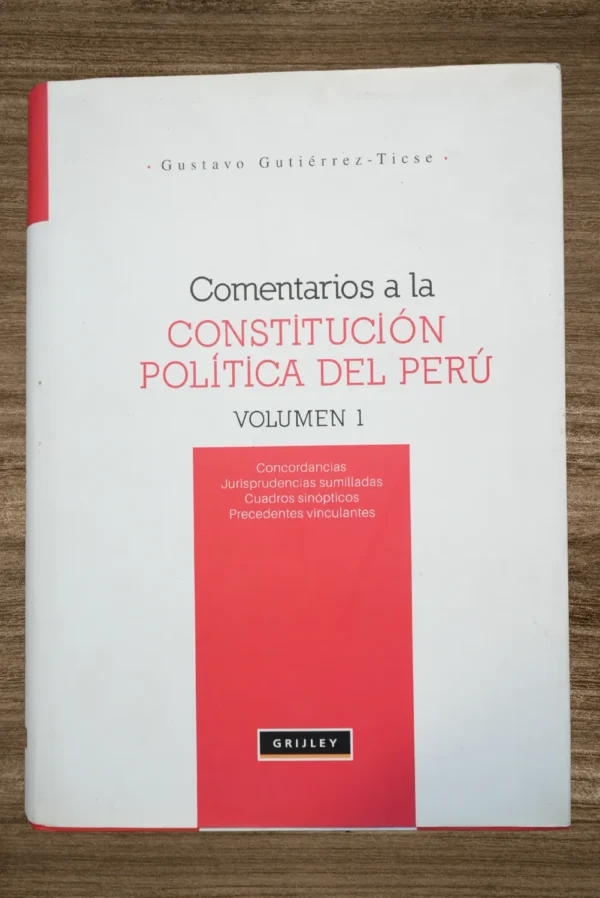 COMENTARIOS A LA CONSTITUCIÓN POLÍTICA DEL PERU (2 TOMOS)