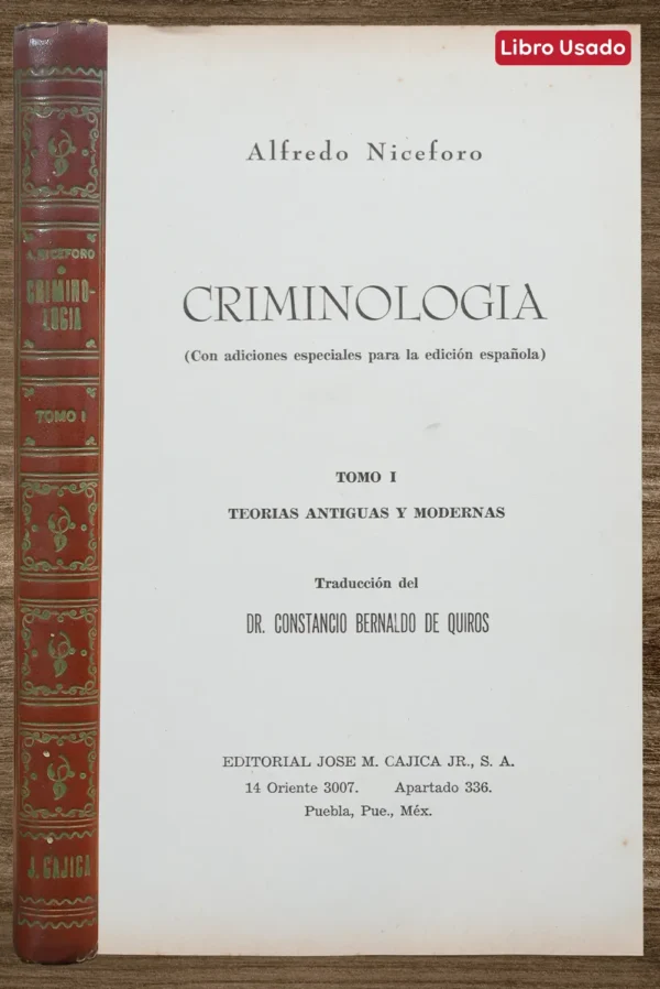 CRIMINOLOGÍA (5 TOMOS)