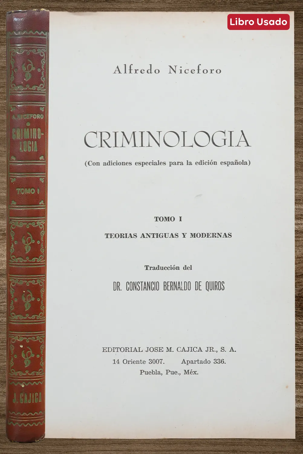 CRIMINOLOGÍA (5 TOMOS)