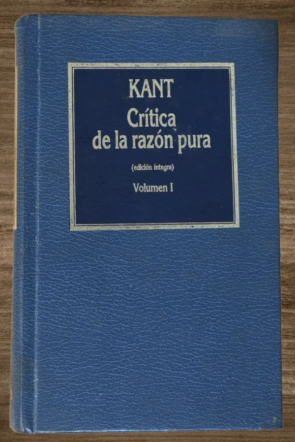 CRÍTICA DE LA RAZON PURA (2 TOMOS)