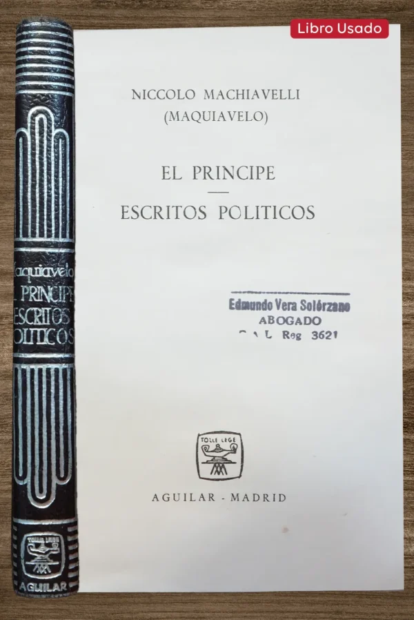 EL PRINCIPE ESCRITOS POLITICOS