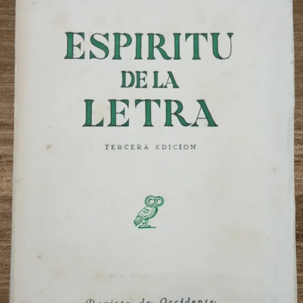 ESPIRITU DE LA LETRA