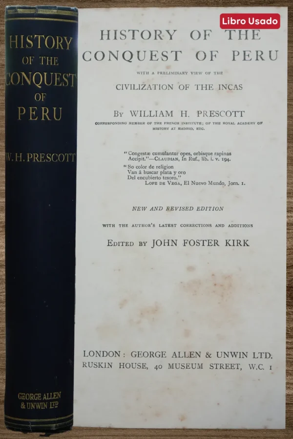 HISTORY OF THE CONQUEST OF PERÚ