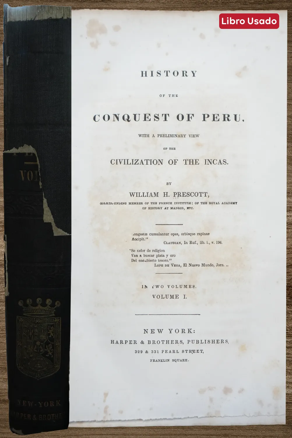 HISTORY OF THE CONQUEST OF PERU (2 TOMOS)