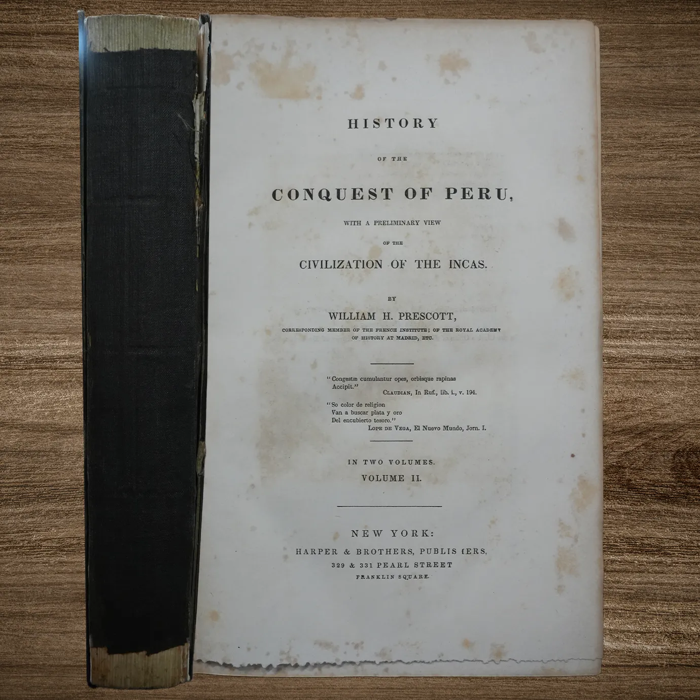 HISTORY OF THE CONQUEST OF PERU (2 TOMOS) - Imagen 4