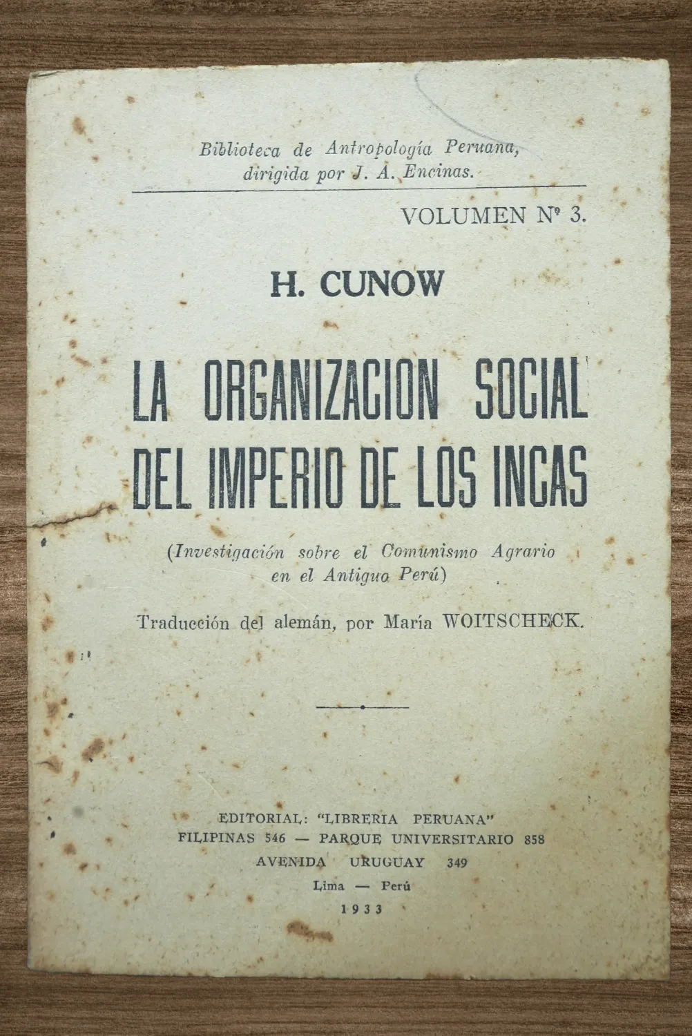 LA ORGANIZACIÓN SOCIAL DEL IMPERIO DE LOS INCAS