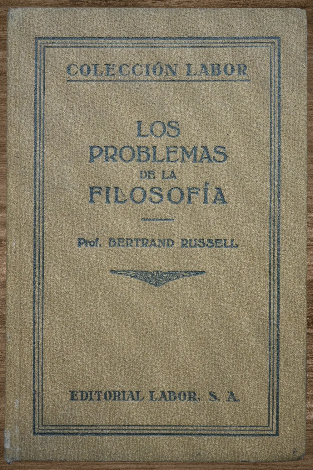 LOS PROBLEMAS DE LA FILOSOFÍA