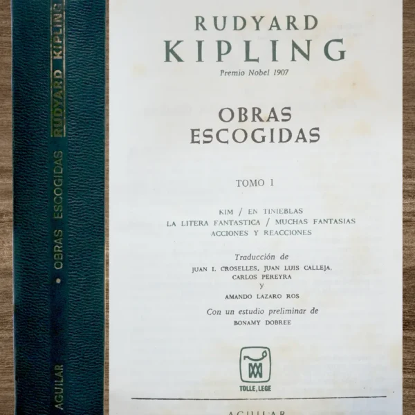 RUDYARD KIPLING, OBRAS ESCOGIDAS – 2 TOMOS (EDICIÓN AGUILAR)