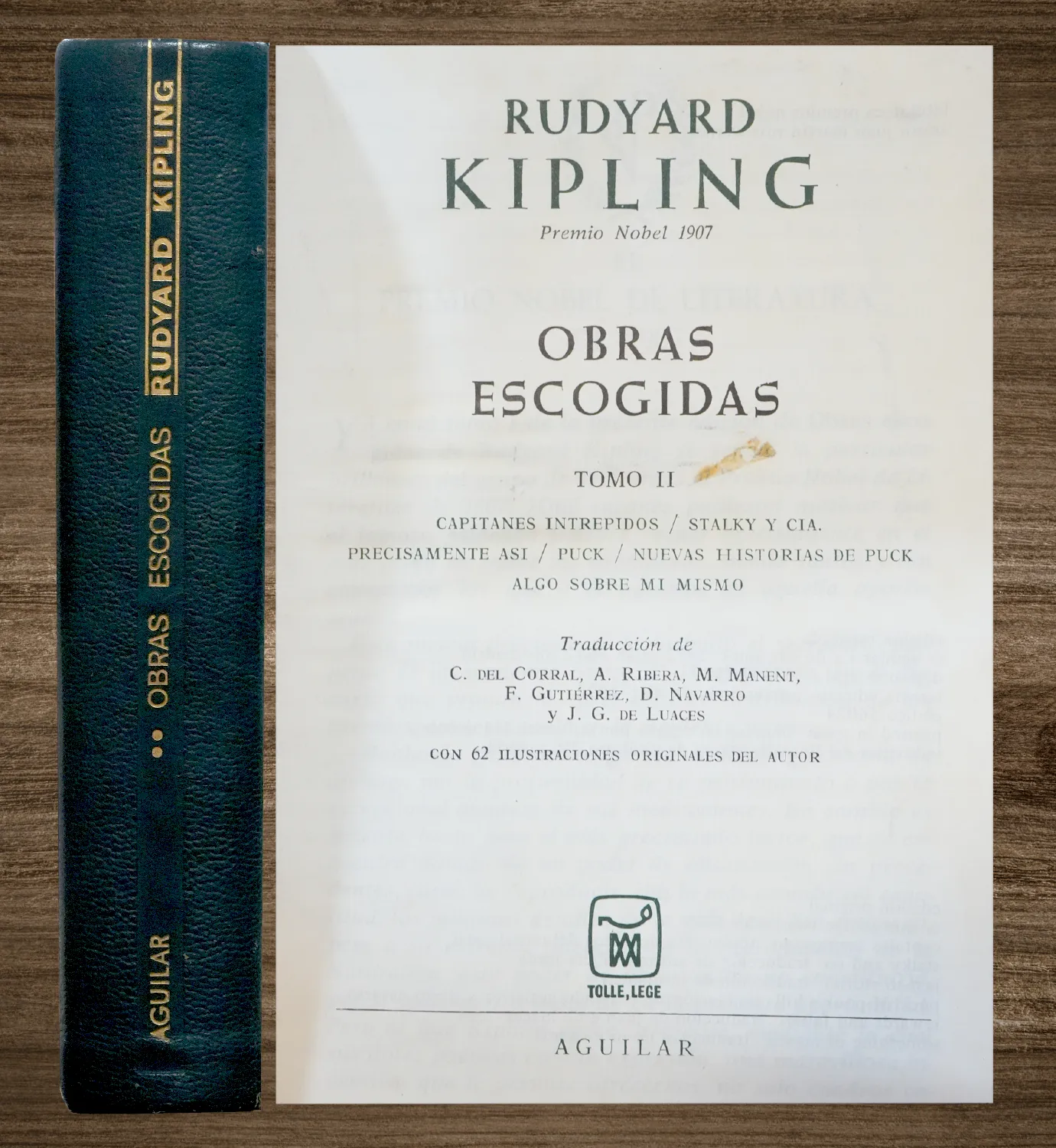 RUDYARD KIPLING, OBRAS ESCOGIDAS - 2 TOMOS (EDICIÓN AGUILAR) - Imagen 4