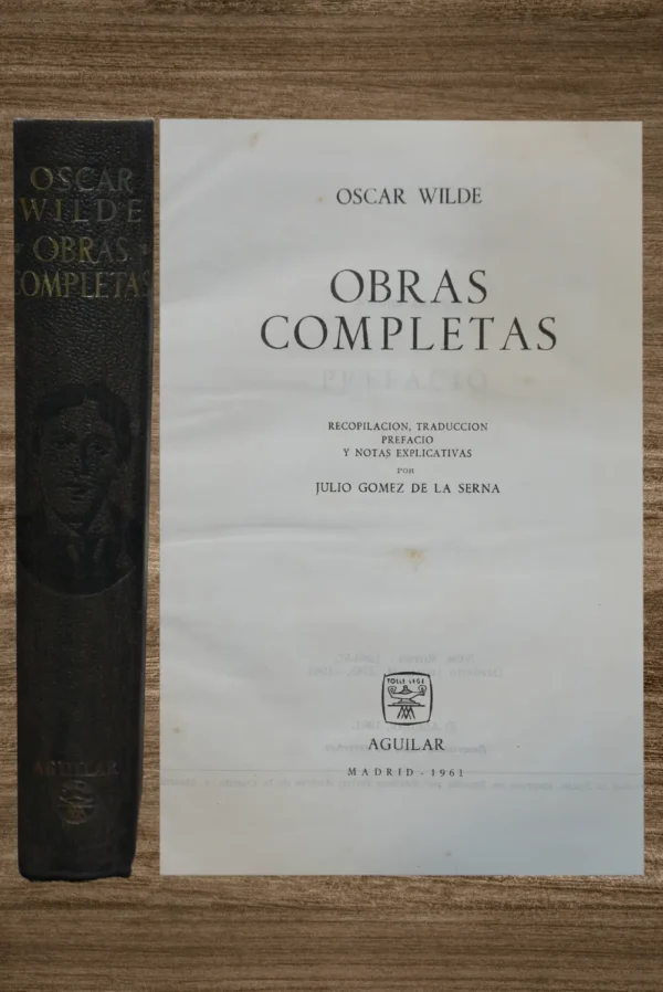 OSCAR WILDE, OBRAS COMPLETAS (EDICIÓN AGUILAR)