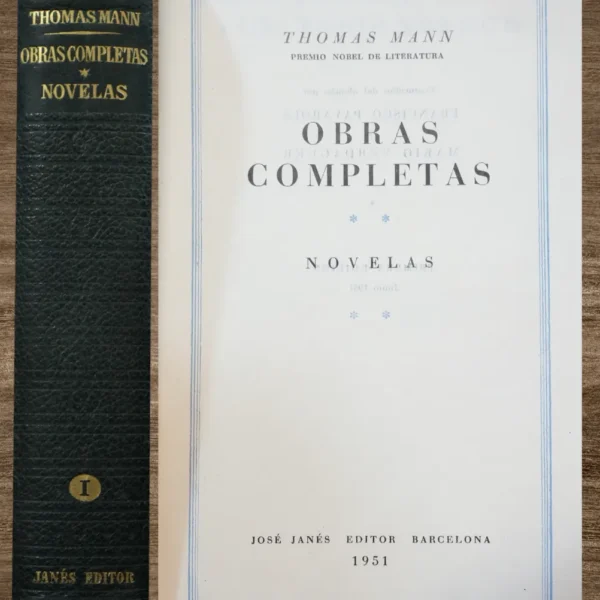 THOMAS MANN, OBRAS COMPLETAS – 2 TOMOS (EDICIÓN AGUILAR)