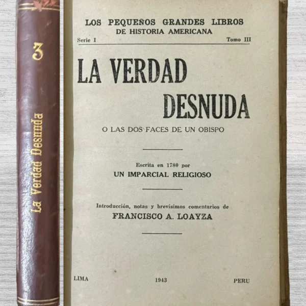 LA VERDAD DESNUDA O LAS DOS FACES DE UN OBISPO