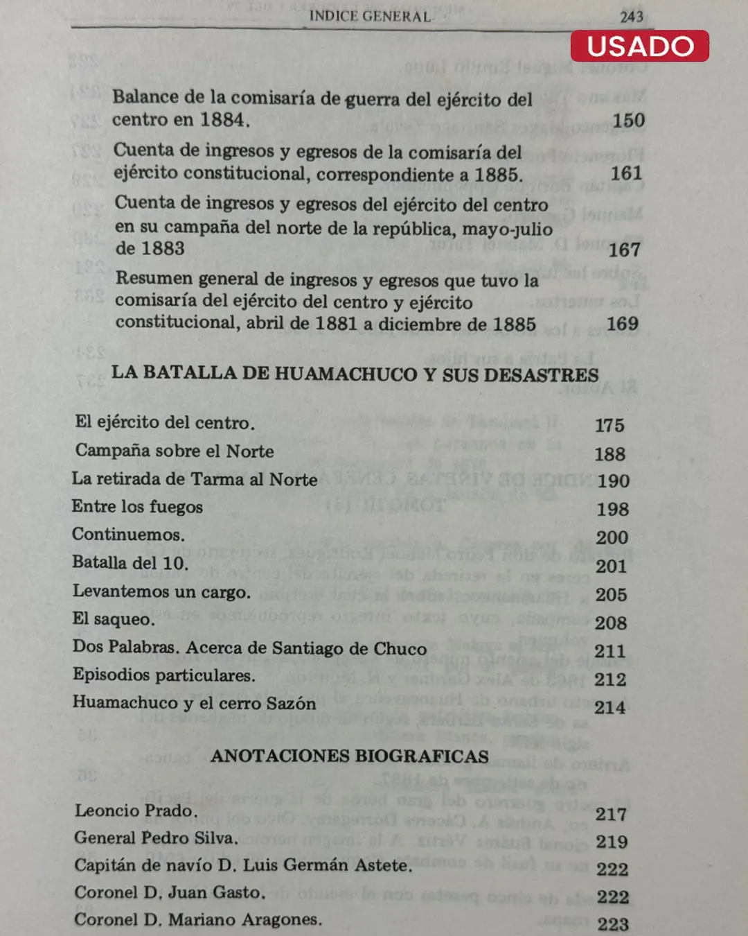 MEMORIAS DEL MARISCAL ANDRES A. CACERES - Imagen 2