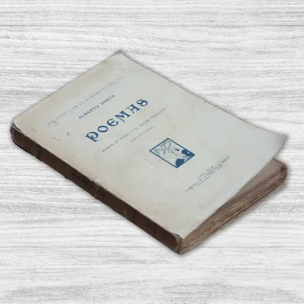 POEMAS: RUMOR DE ALMAS Y EL DOLOR PENSATIVO (1ERA EDICIÓN) - Imagen 3