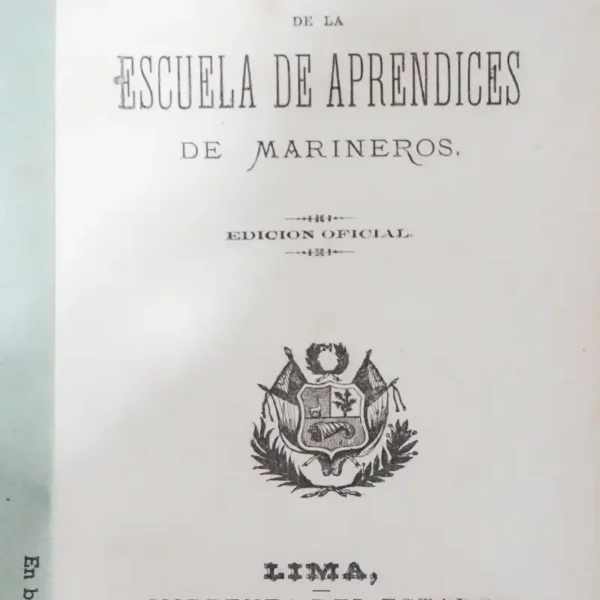 REGLAMENTO INTERIOR DE LA ESCUELA DE APRENDICES DE MARINEROS