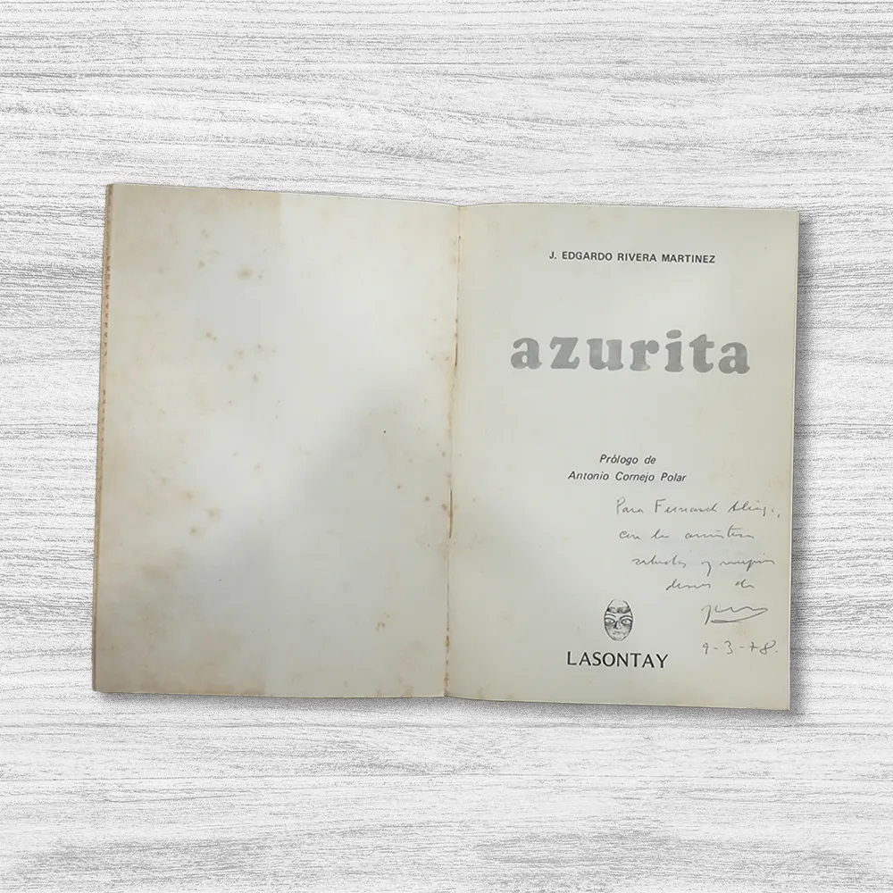 AZURITA - 1ERA EDICIÓN (CON FIRMA) - Imagen 2