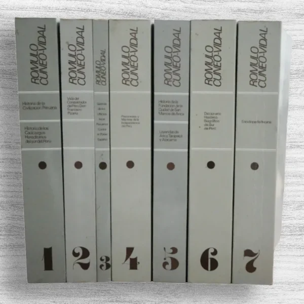 ROMULO CUNEO-VIDAL – 7 TOMOS