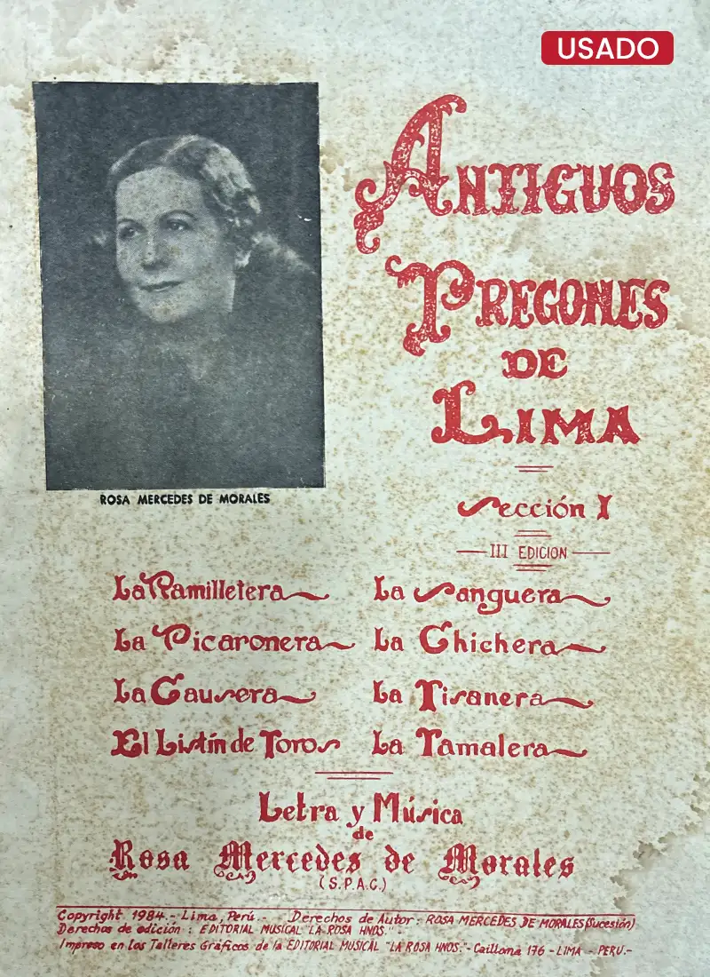 ANTIGUOS PREGONES DE LIMA