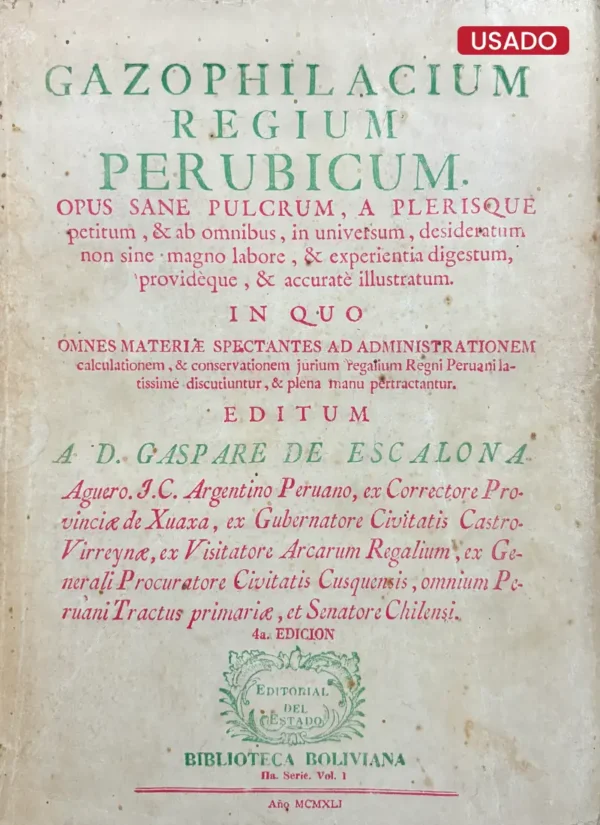GAZOFILACIO REAL DEL PERÚ