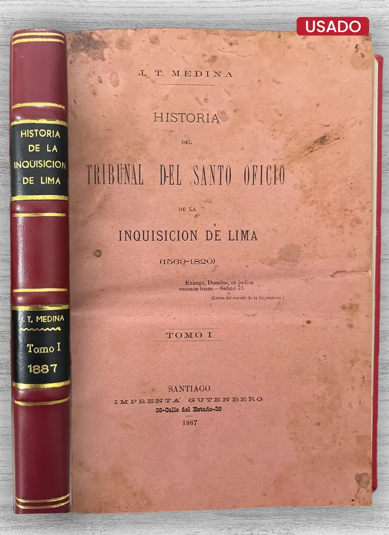 HISTORIA DEL TRIBUNAL DEL SANTO OFICIO DE LA INQUISICIÓN DE LIMA: 1569-1820 (2 TOMOS)