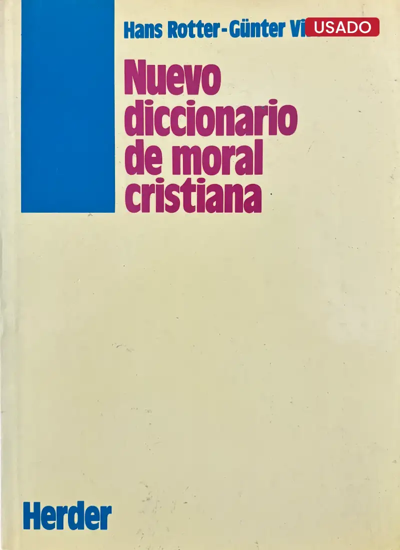 NUEVO DICCIONARIO DE MORAL CRISTIANA