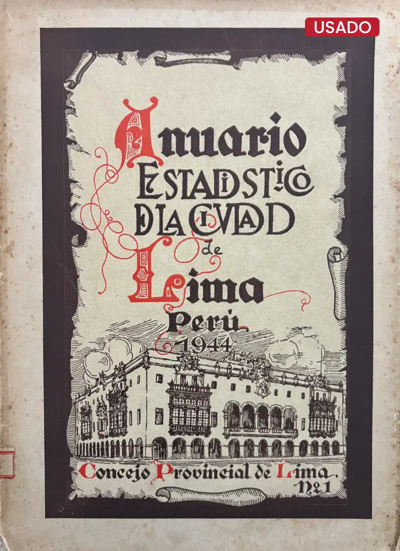 ANUARIO ESTADÍSTICO DE LA CIUDAD DE LIMA