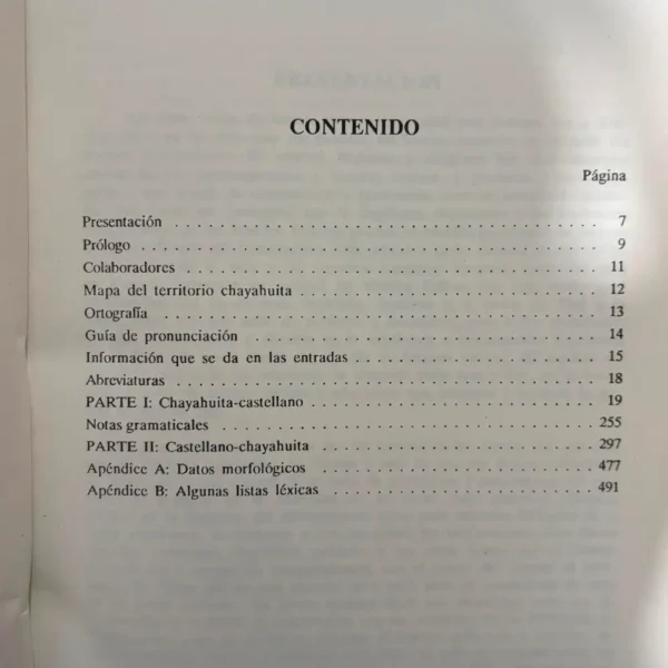 DICCIONARIO CHAYAHUITA CASTELLANO - Imagen 2