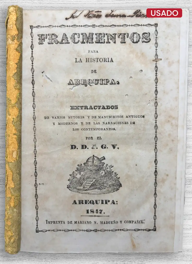 FRAGMENTOS PARA LA HISTORIA DE AREQUIPA