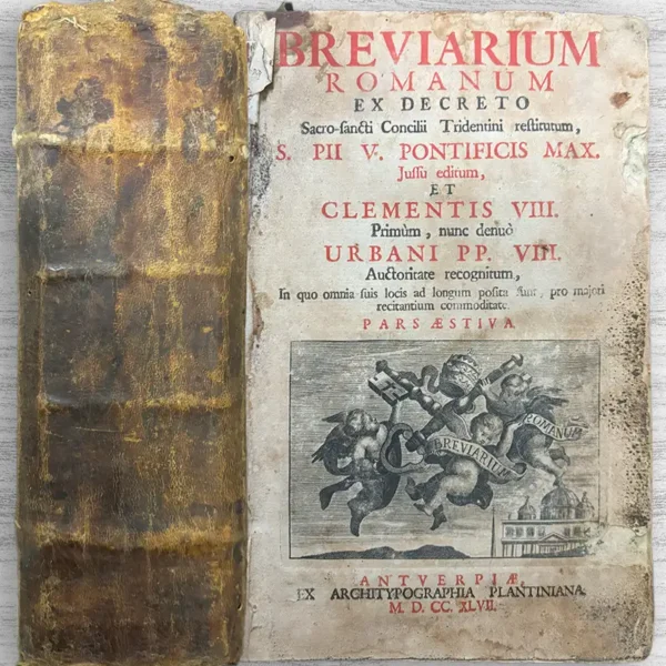 BREVIARUM ROMANUM EX DECRETO SACRO FANCTI CONCILI TRIDENTINI REFTITUTUM