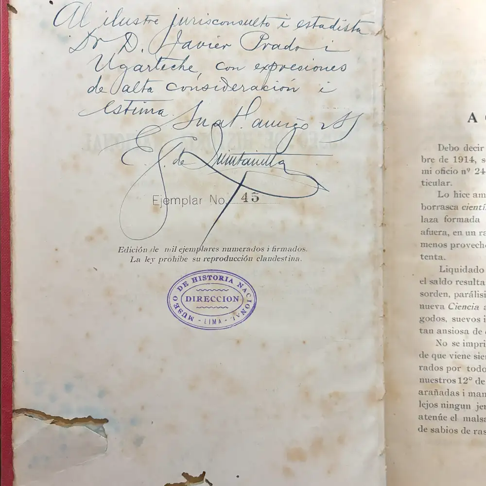 CATÁLOGO DE LAS SECCIONES COLONIA Y REPÚBLICA I DE LA GALERÍA NACIONAL DE PINTURAS DEL MUSEO DE HISTORIA NACIONAL "FIRMADO POR EL AUTOR" - Imagen 2