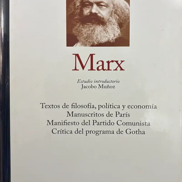 MARX (TEXTOS DE FILOSOFÍA, POLÍTICA Y ECONOMÍA, MANUSCRITOS DE PARÍS, MANIFIESTO DEL PARTIDO COMUNISTA, CRÍTICA DEL PROGRAMA DE GOTHA)