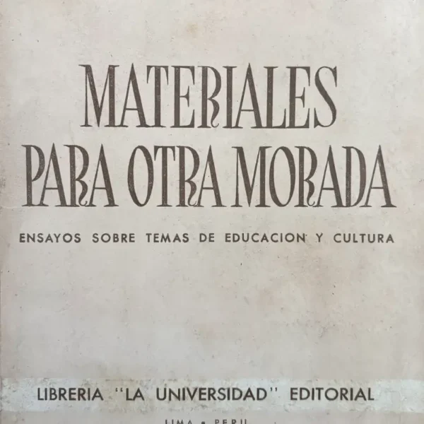 MATERIALES PARA OTRA MORADA