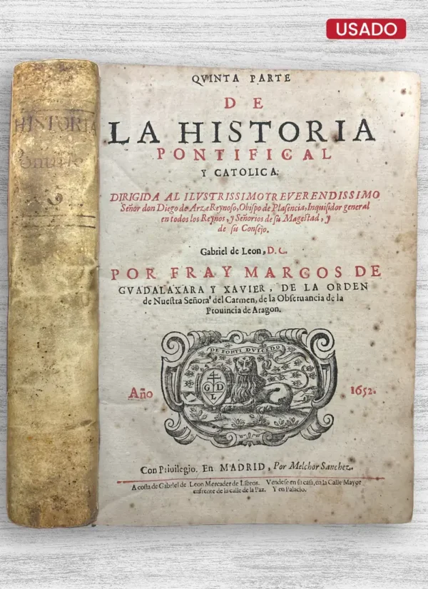 QUINTA PARTE DE LA HISTORIA PONTIFICAL Y CATÓLICA