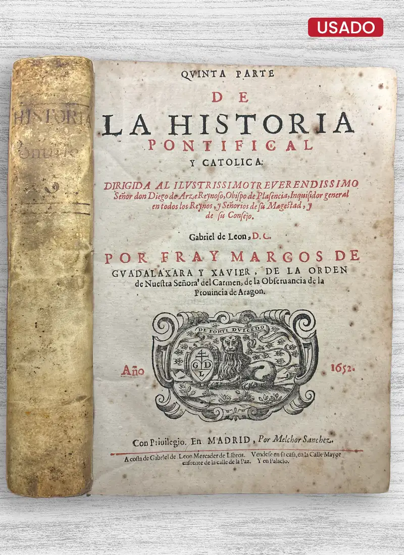 QUINTA PARTE DE LA HISTORIA PONTIFICAL Y CATÓLICA