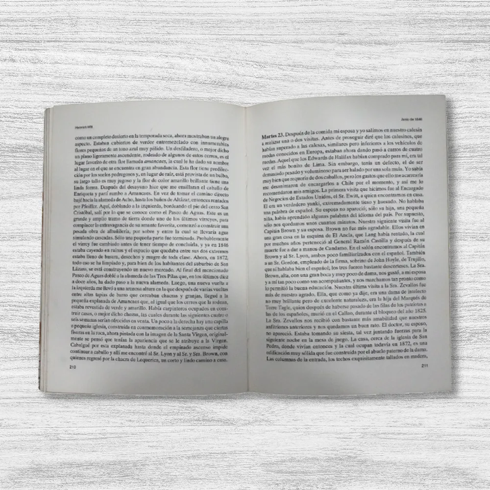 HEINRICH WITT. DIARIO 1824-1890. UN TESTIMONIO PERSONAL SOBRE EL PERÚ DEL SIGLO XIX (2 TOMOS - Imagen 5