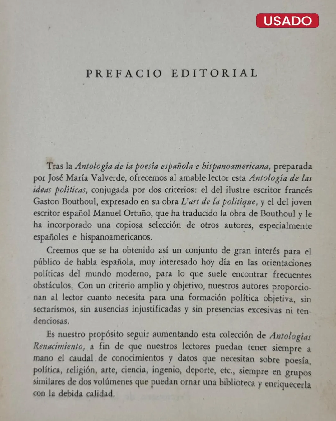 ANTOLOGÍA DE LAS IDEAS POLÍTICAS. TOMO 1 Y 2 - Imagen 4