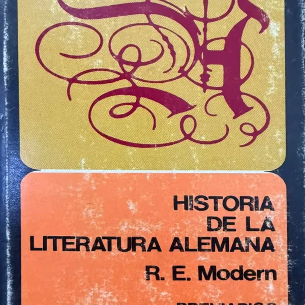 HISTORIA DE LA LITERATURA ALEMANA