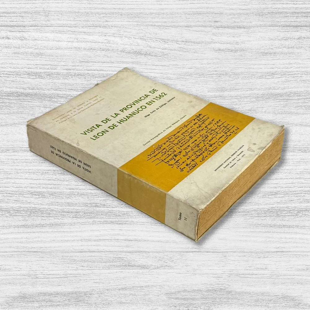 VISITA DE LA PROVINCIA DE LEON DE HUANUCO EN 1562 - Imagen 3