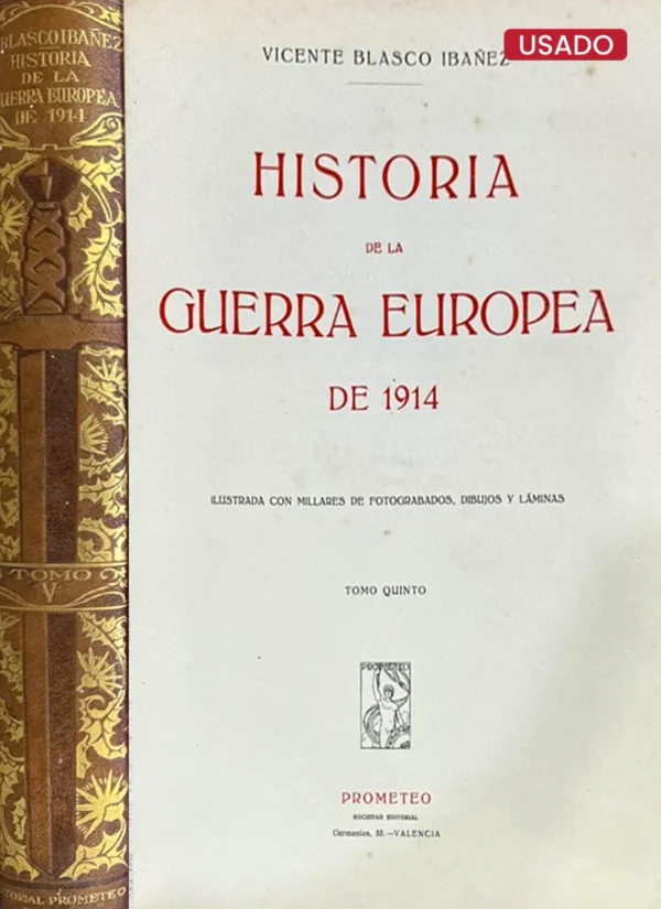 HISTORIA DE LA GUERRA EUROPEA DE 1914 (9 TOMOS) - Imagen 9