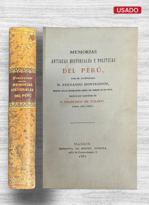 MEMORIAS ANTIGUAS HISTORIALES Y POLÍTICAS DEL PERÚ