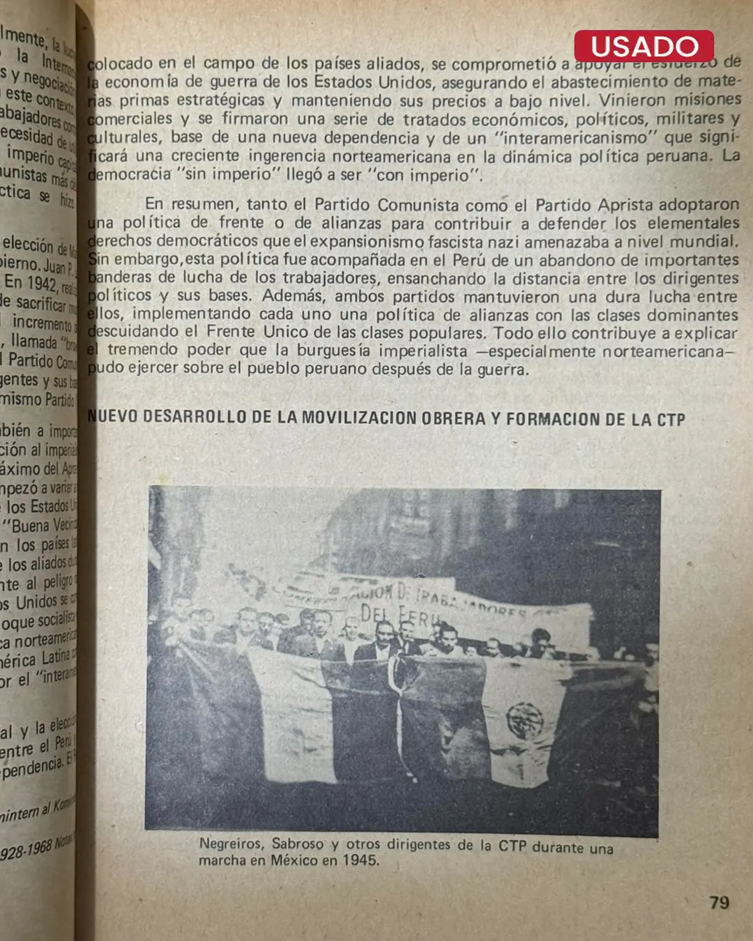 HISTORIA DEL MOVIMIENTO OBRERO EN EL PERÚ, DE 1890 A 1977 - Imagen 2