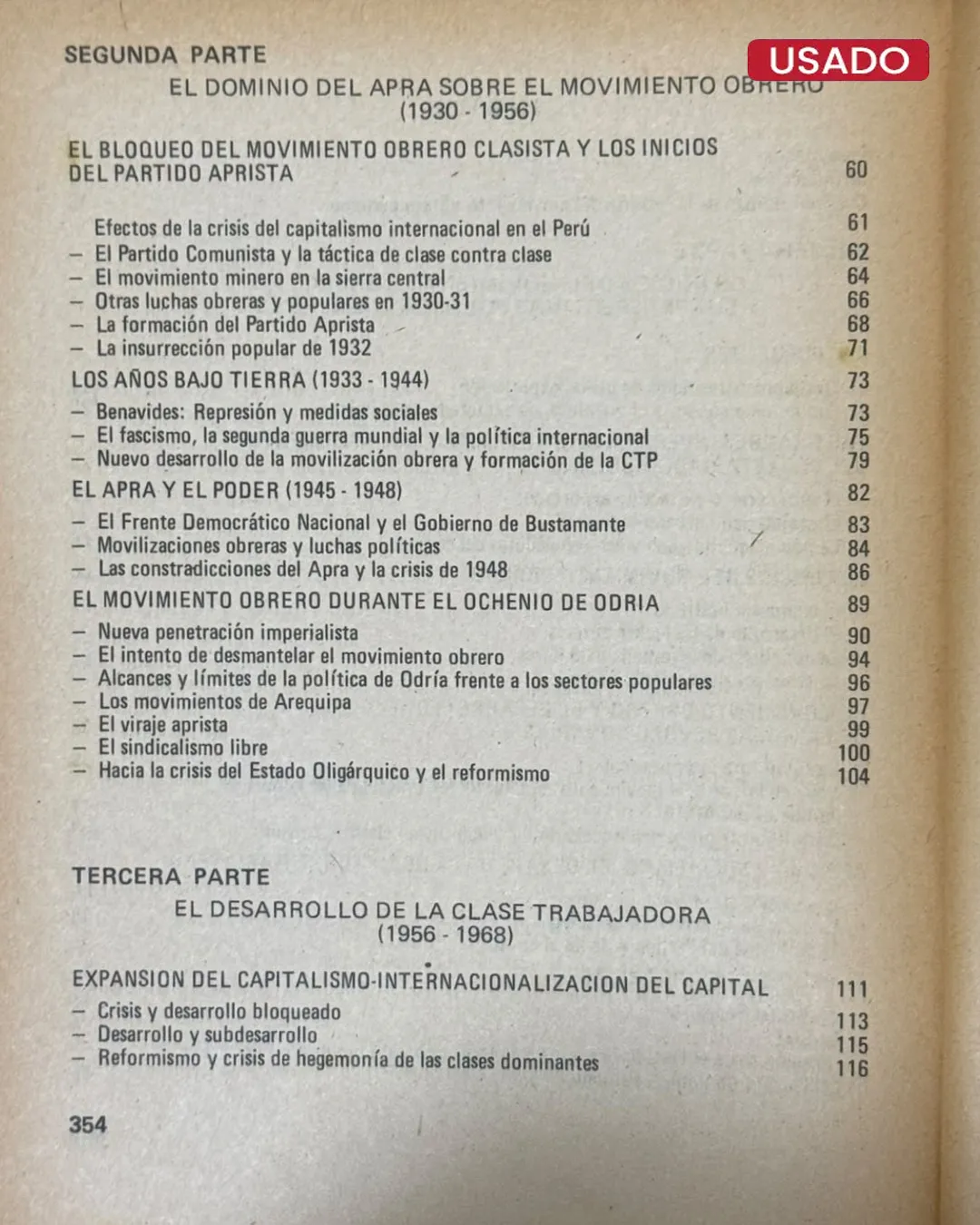 HISTORIA DEL MOVIMIENTO OBRERO EN EL PERÚ, DE 1890 A 1977 - Imagen 4