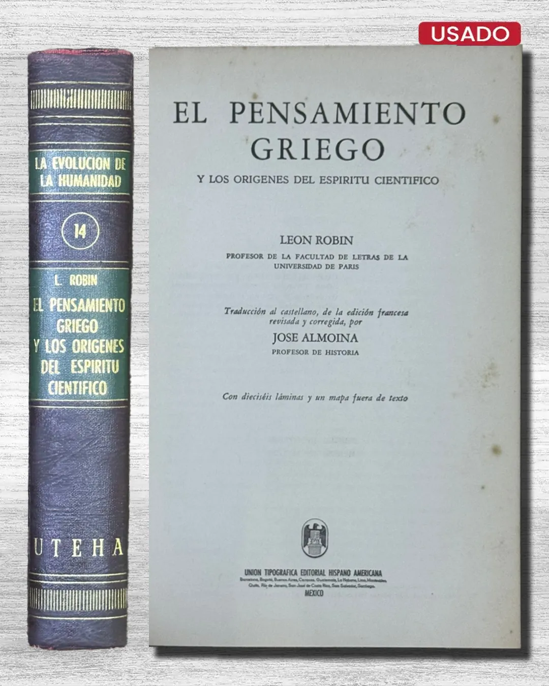 EL PENSAMIENTO GRIEGO Y LOS ORÍGENES DEL ESPÍRITU CIENTÍFICO