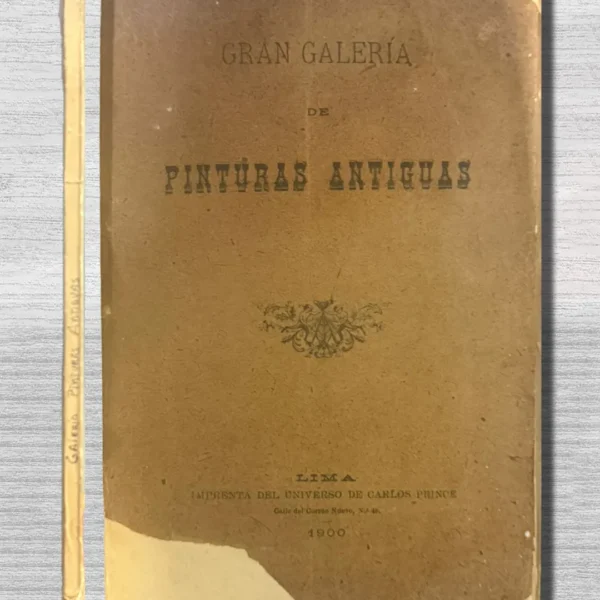 GRAN GALERIA DE PINTURAS ANTIGUAS (1899 – 1900)