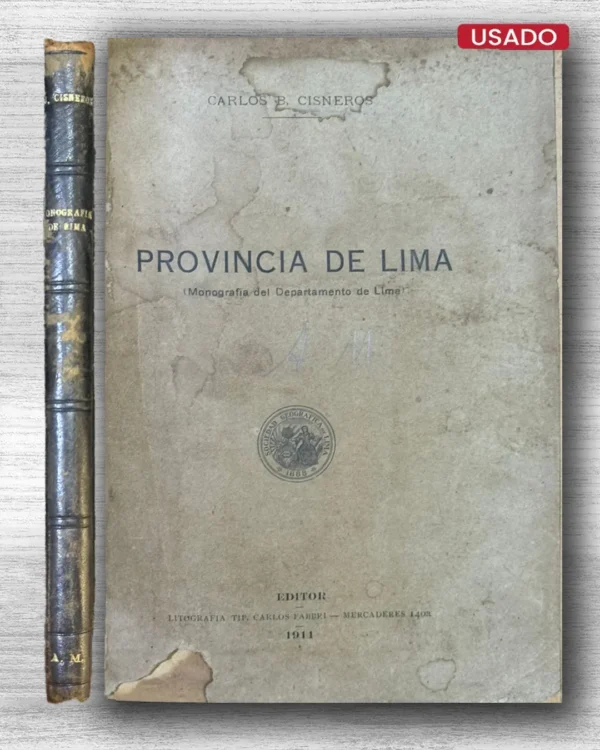 PROVINCIA DE LIMA (MONOGRAFÍA DEL DEPARTAMENTO DE LIMA)