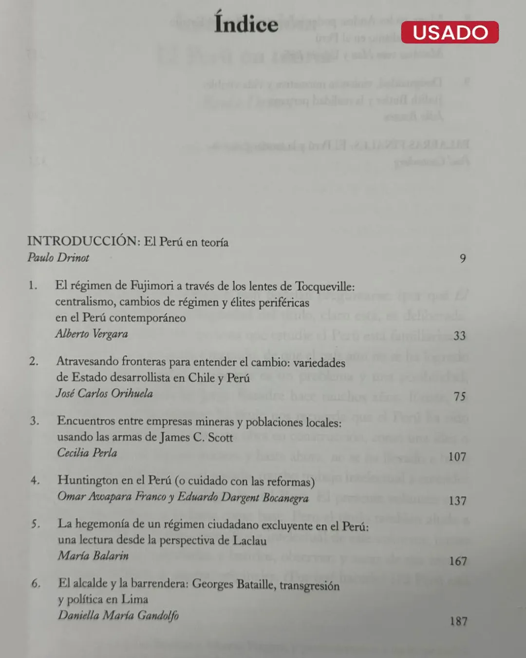 EL PERÚ EN TEORÍA - Imagen 3